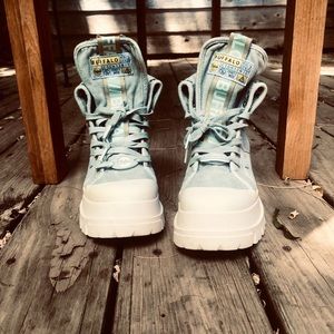 Buffalo NEW Aspha Hi Boot denim stone wash